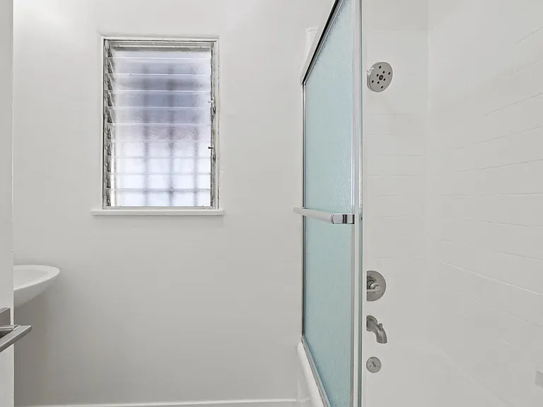Bathroom with Shower & Full-Size Bathtub