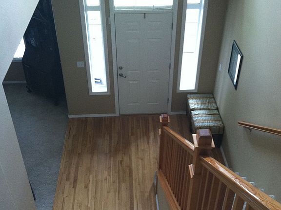View from second floor of en