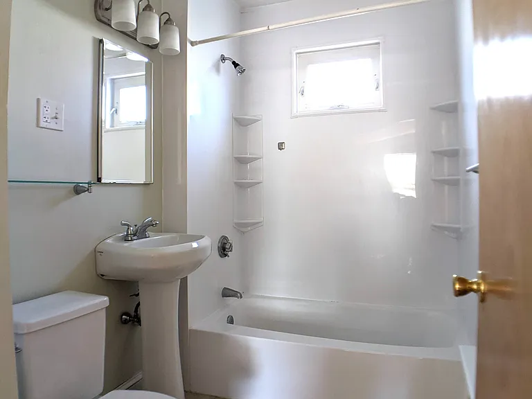 Modern updated bathroom