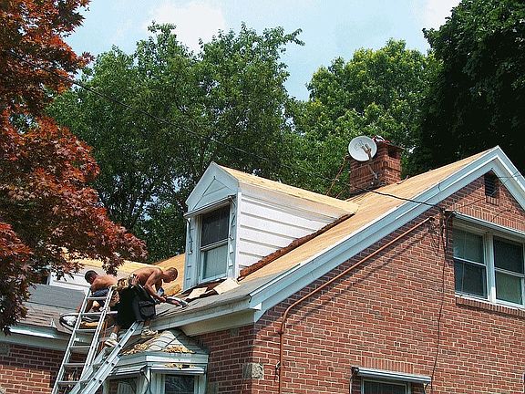 New shingles, copper flashing.  Original roof excellent