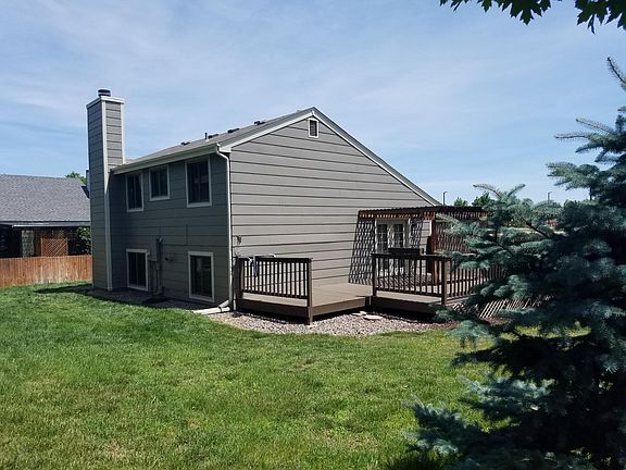 Large South facing deck