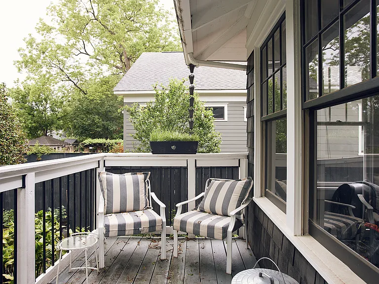 back deck off breakfast nook/kitchen
