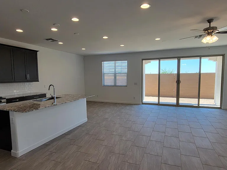 Kitchen, Living Room, Dining Area (Nook)