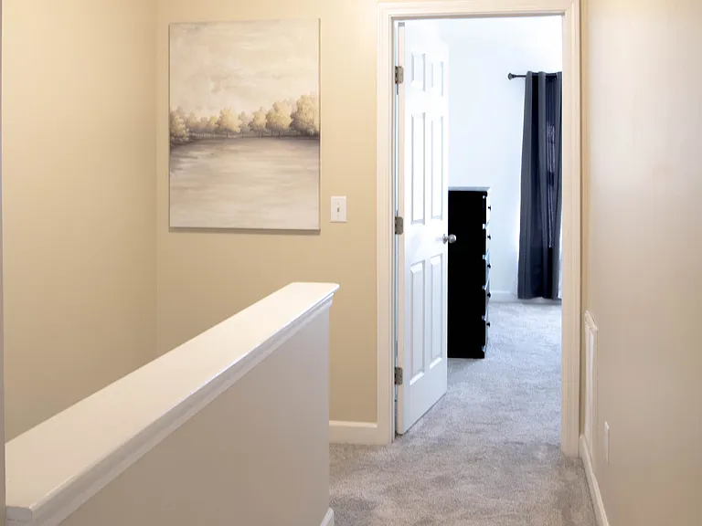 Upstairs walkway.