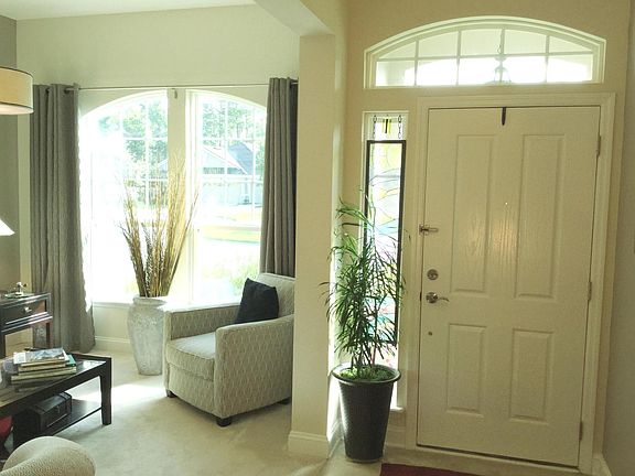 Entryway with sitting room/office space/formal dining room