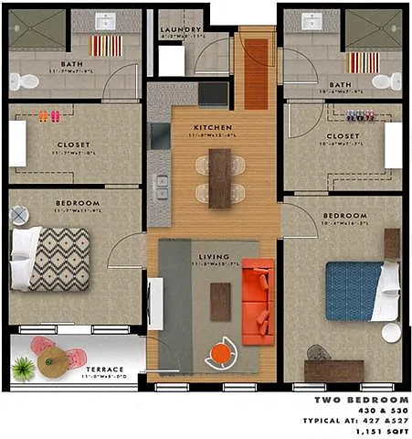 Floor plan 2 B2-Q