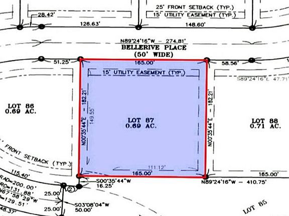 2nd image of 836 Bellerive Pl