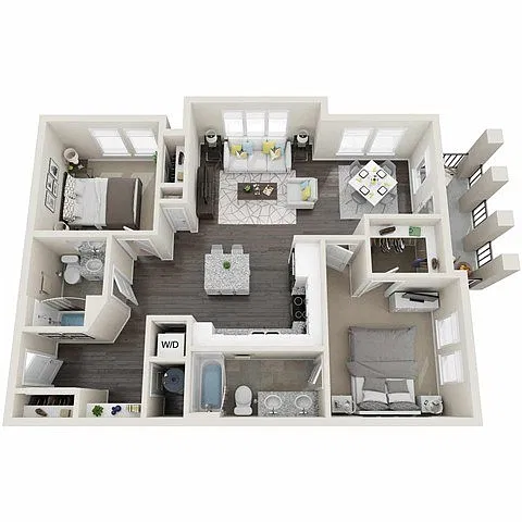Floor plan Fallingwater
