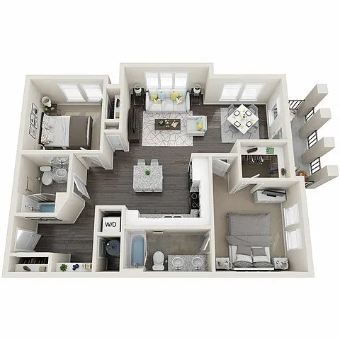 Floor plan Fallingwater