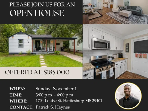 1704 Louise St, Hattiesburg, MS 39401