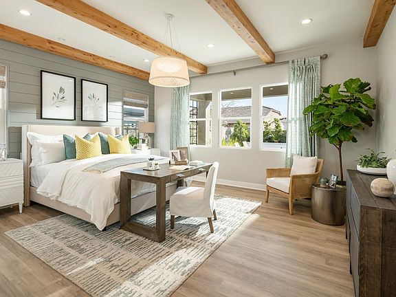 Spacious primary bedroom