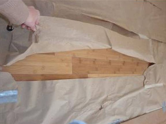 New wood flooring