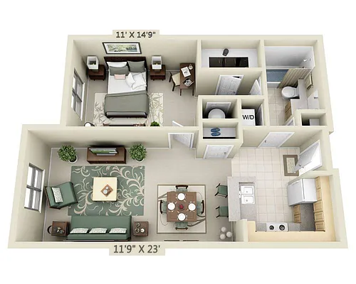 Floor plan A1F