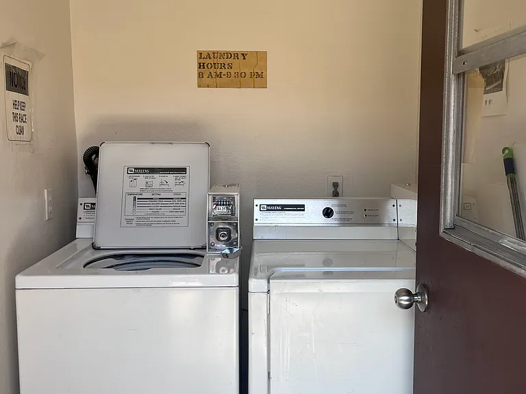 shared laundry units