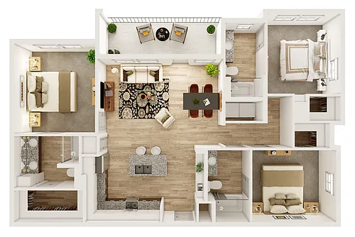 Floor plan C1