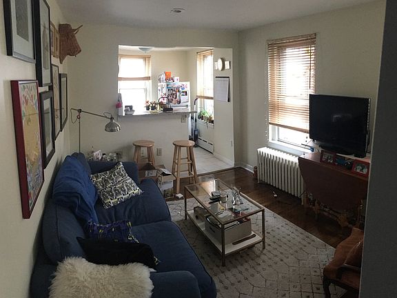 view of kitchen and living room