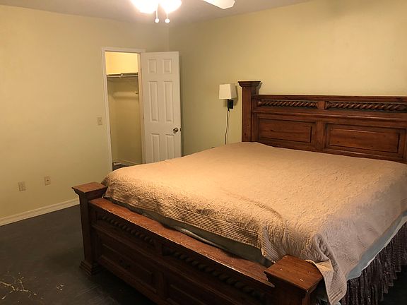 Master bedroom with view of.