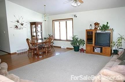 dining room/living room
						:
						Picture is taken from the front door. Open concept room.
