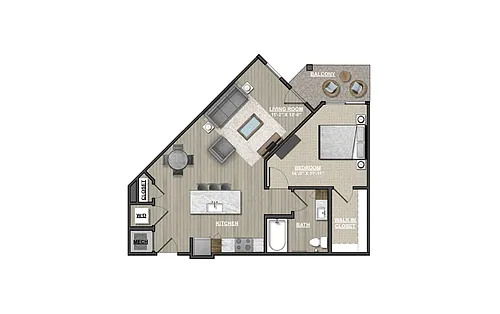 Floor plan A13 - Evergreen