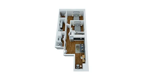 Floor plan Gratiot