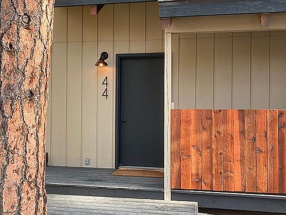 Welcoming front door.