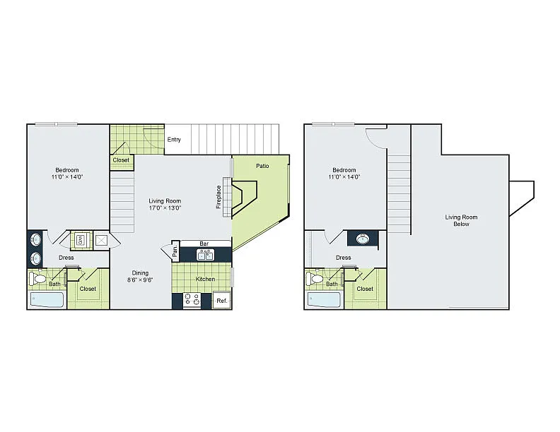 Floor plan B8