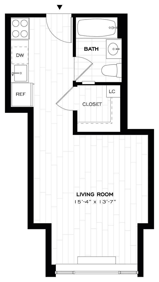 Floor plan Studio-S02