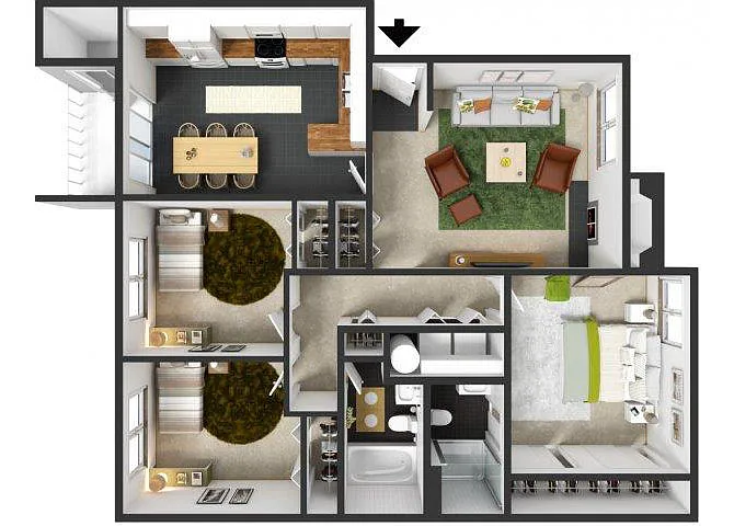 Floor plan Regence