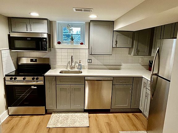 Elegant kitchen with new energy efficient appliances