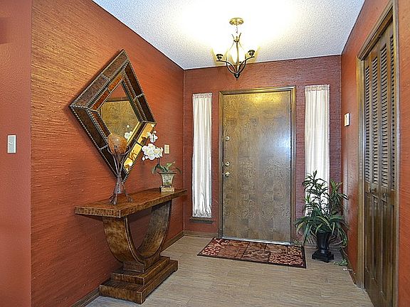 Entry foyer opens to the living room