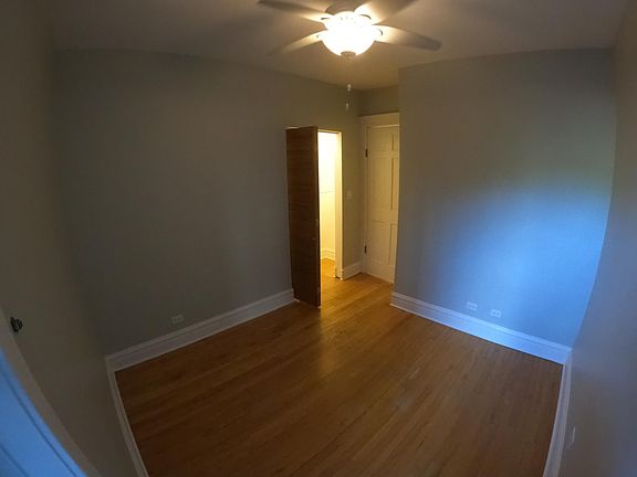 Bedroom with large closet (similar to hall closet, extends a few feet to make it extra long)