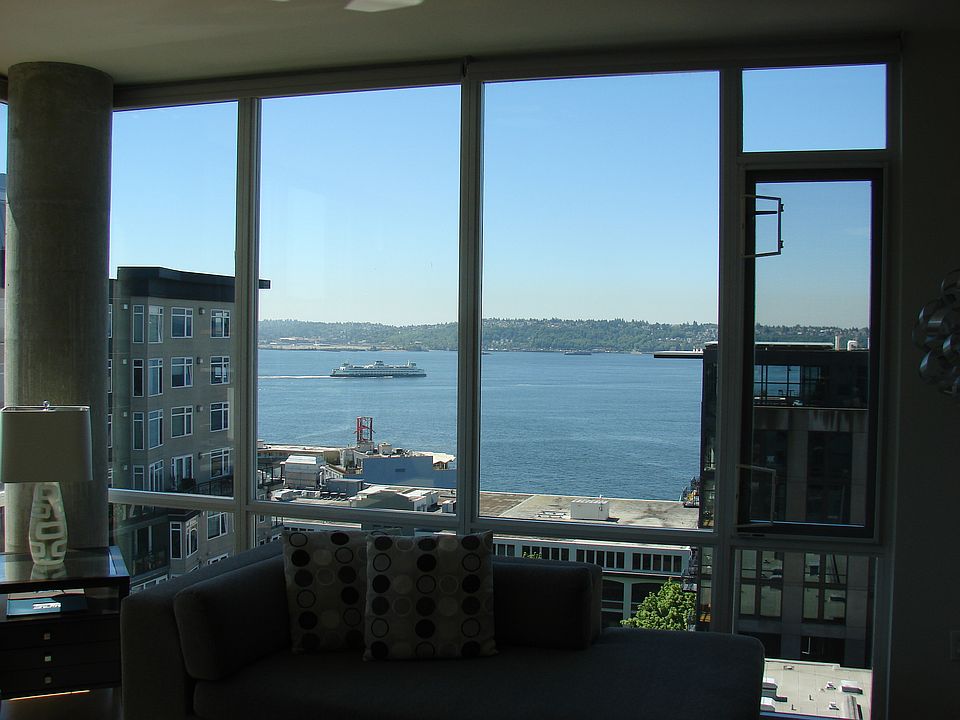 Living room view of water