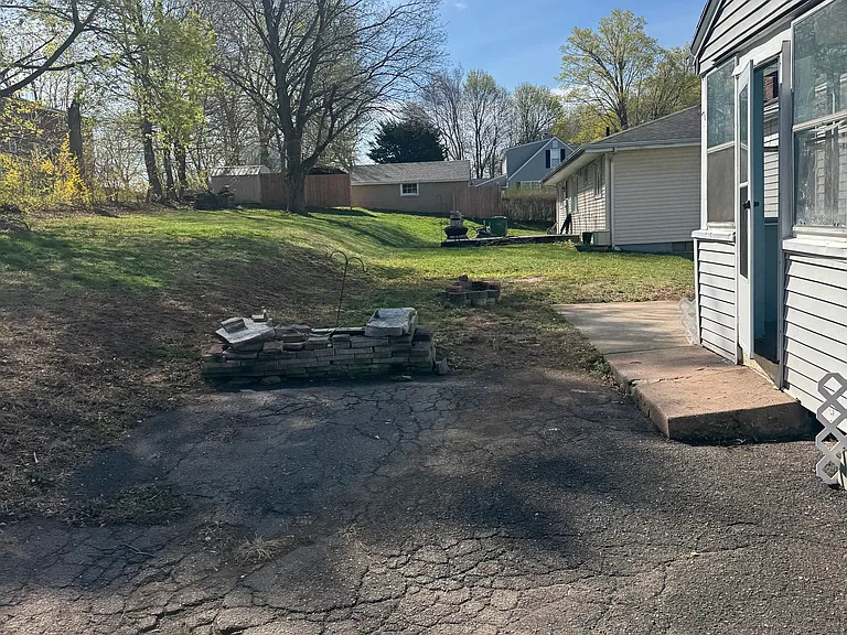 Backyard space/shared yard
