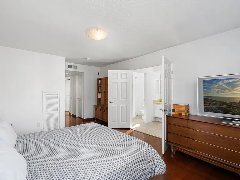 Master bedroom with walking closet