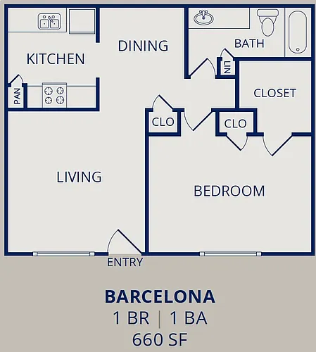 Floor plan Barcelona A2