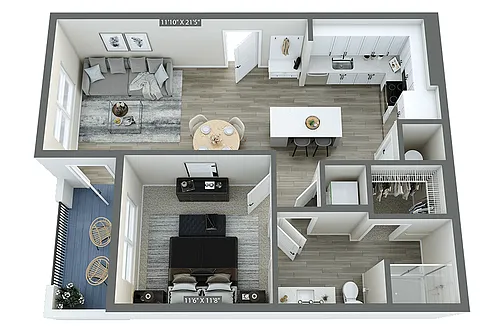 Floor plan Burton