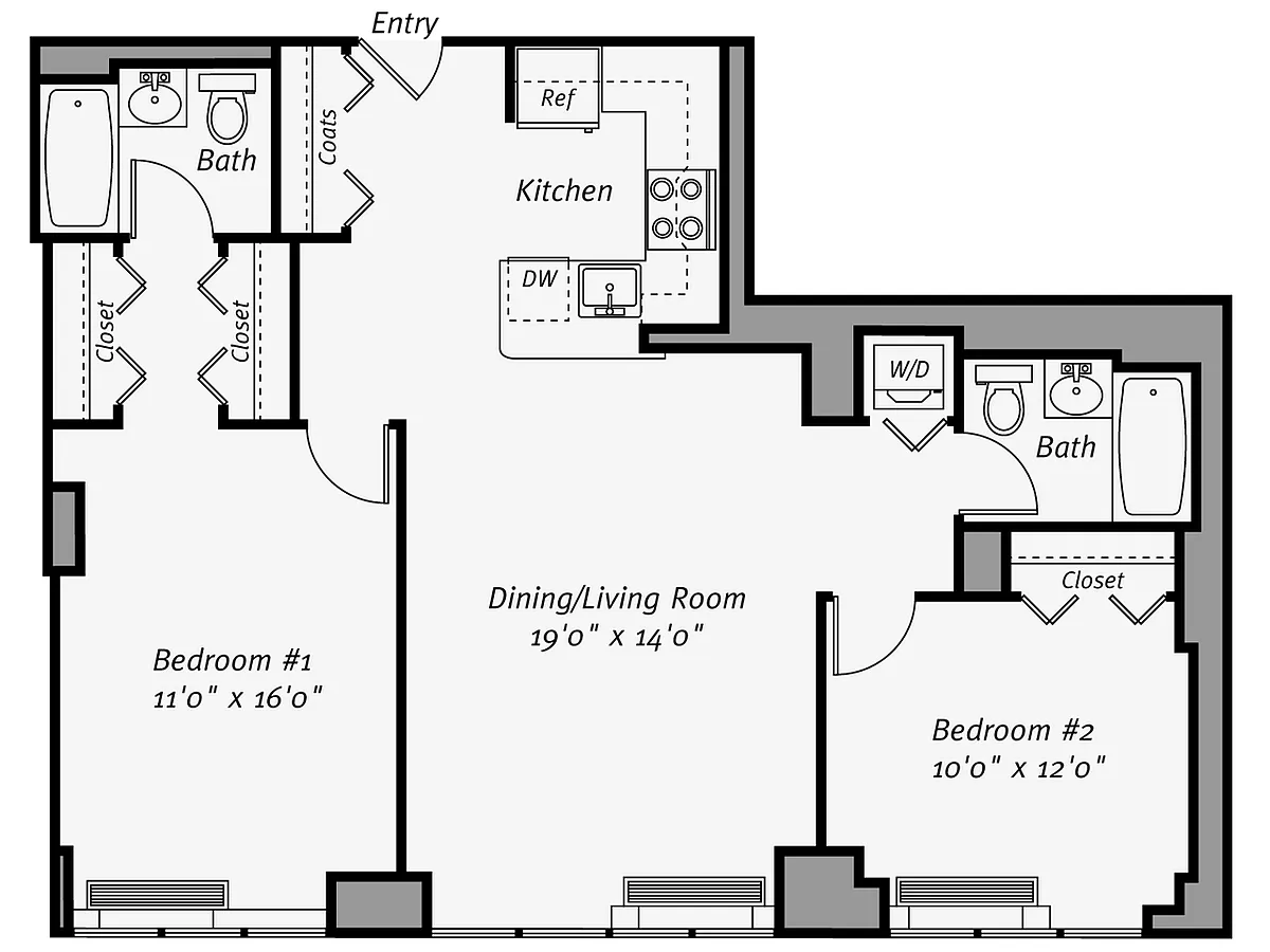 Floor plan B2P-1