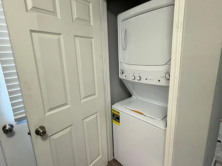 LAUNDRY CLOSET IN KITCHEN