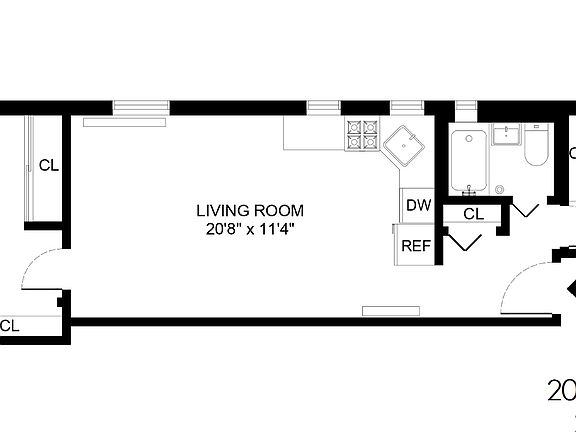 2nd image of 203 W 87th St APT 53