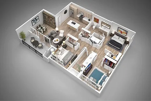 Floor plan The Horizon - C1