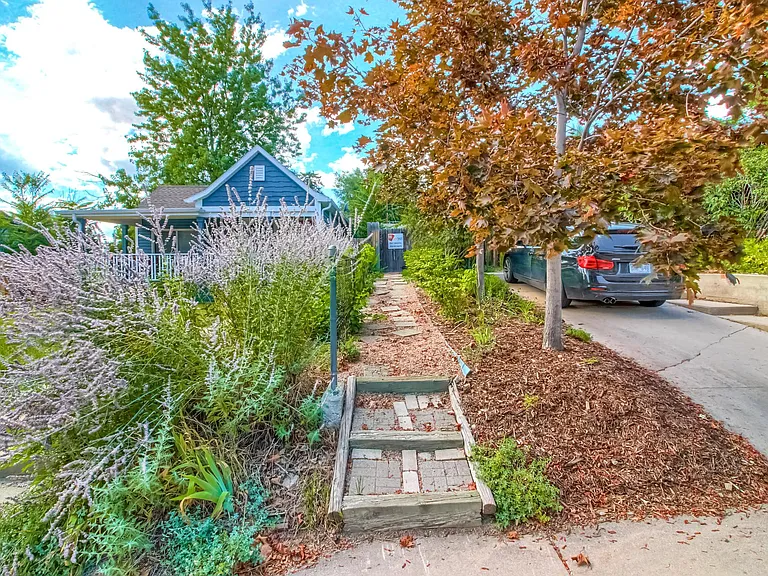 Front path to entrance.