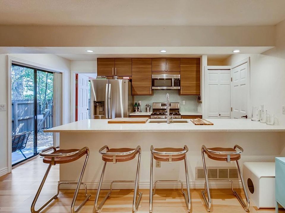 Open kitchen.