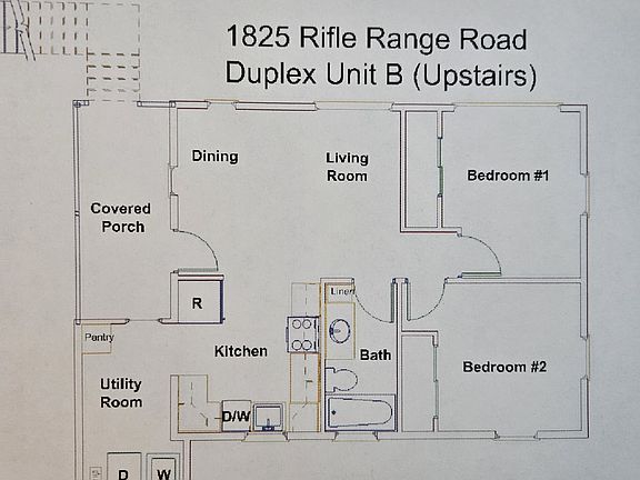 2nd image of 1825B Rifle Range Rd #B