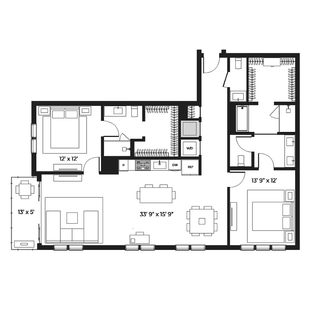 Floor plan Lux 1480