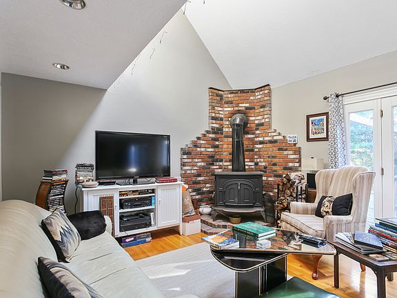 Living Room & Woodstove Fireplace