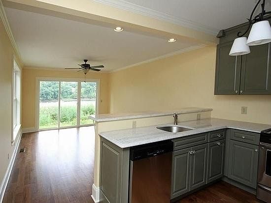 Kitchen and living room