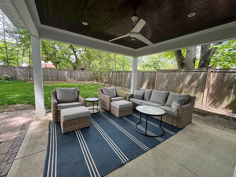 Back Patio Directly Off Kitchen