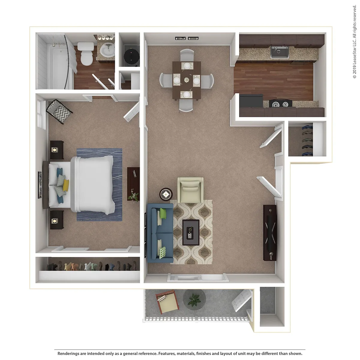 Floor plan 1X1