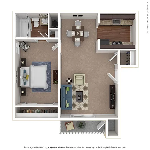 Floor plan 1X1
