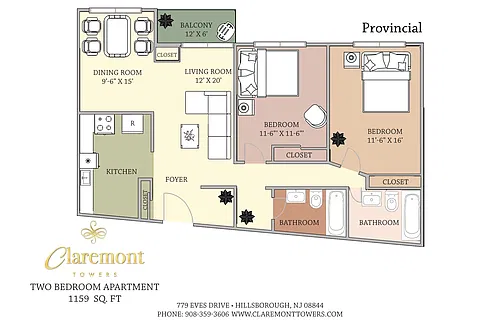 Floor plan The Provincial